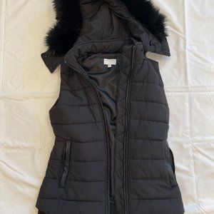 Witchery Australia Puffer Vest with Detachable Hood